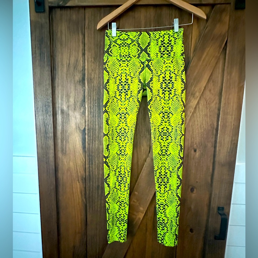 Neon Snake Print Leggings NOLI